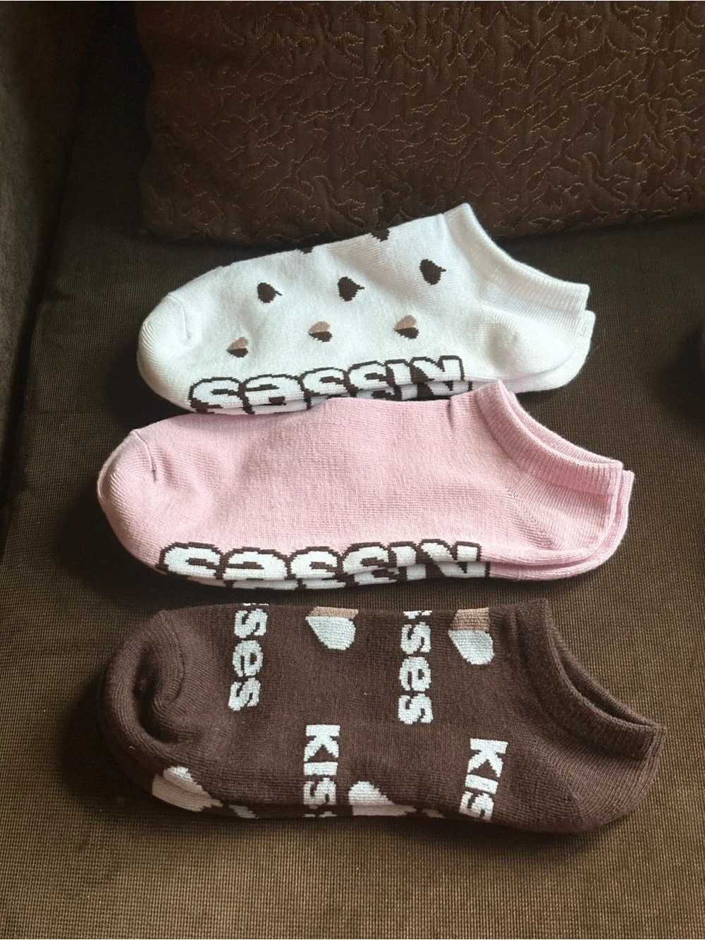 Hershey Kisses Women’s Low-cut Socks - 2 sets of 3 pairs NEW